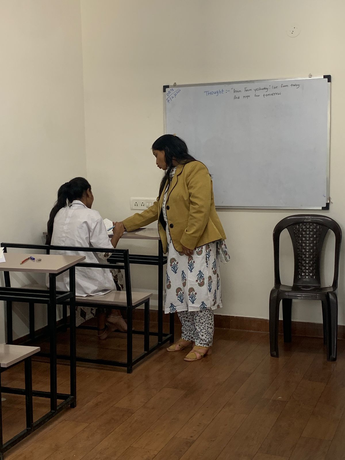 Students in classroom